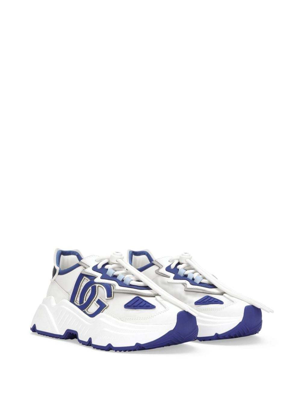 Dolce & Gabbana Daymaster Dg Logo Runner Sneakers In White