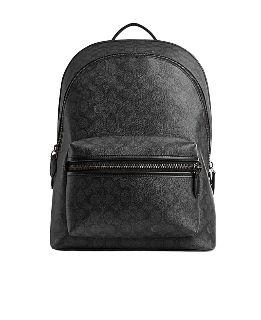 Shop Coach Iconic Charter Backpack In Black