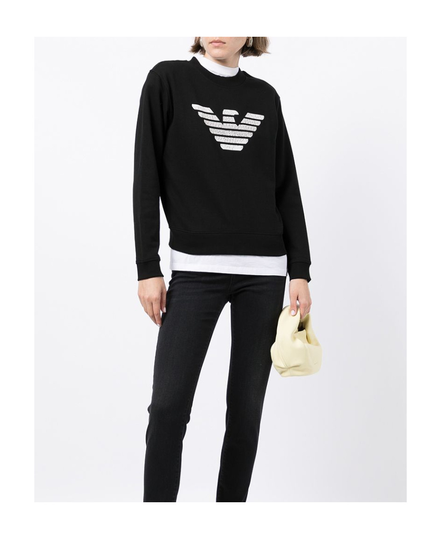 EMPORIO ARMANI LOGO-PRINT SWEATSHIRT