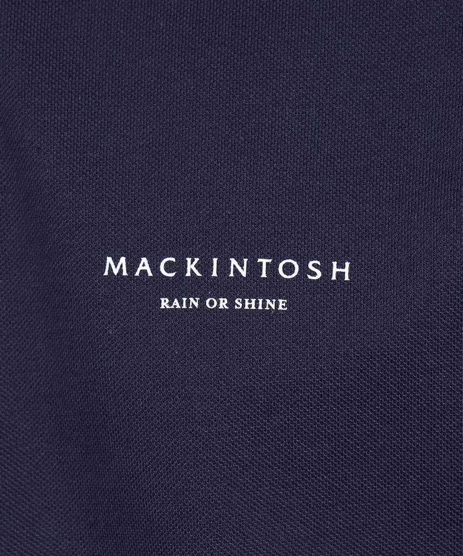 Mackintosh Logo Polo Shirt In Black