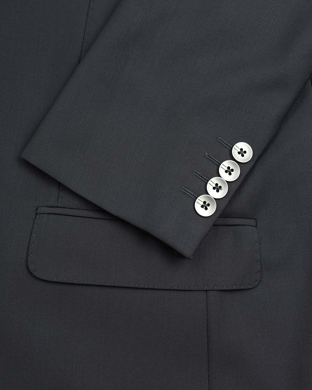 Armani Collezioni Logo Suit Jacket In Black