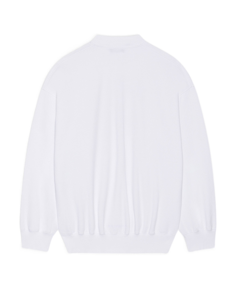 Balenciaga Printed Pattern Sweater In White