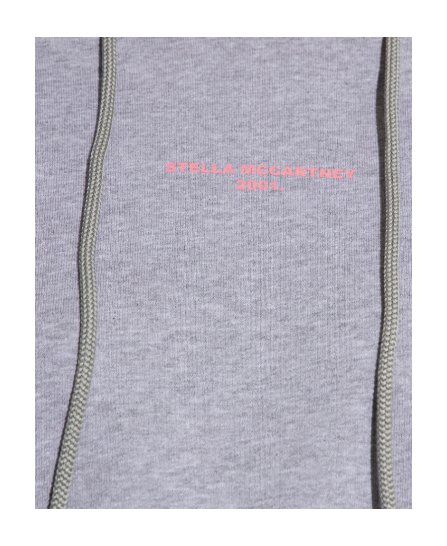 Stella Mccartney Sweatshirt With Logo Embroidery In Gray