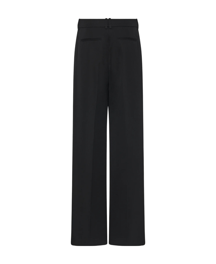 The Row Bremy Straight-leg Trousers In Black