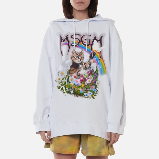 MSGM LOGO HOODED SWEATER