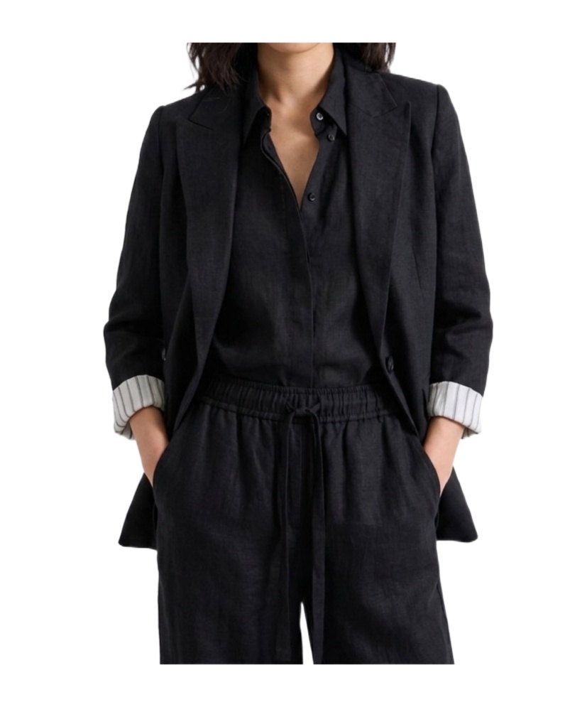 Marella Long-sleeve Blazer In Multi