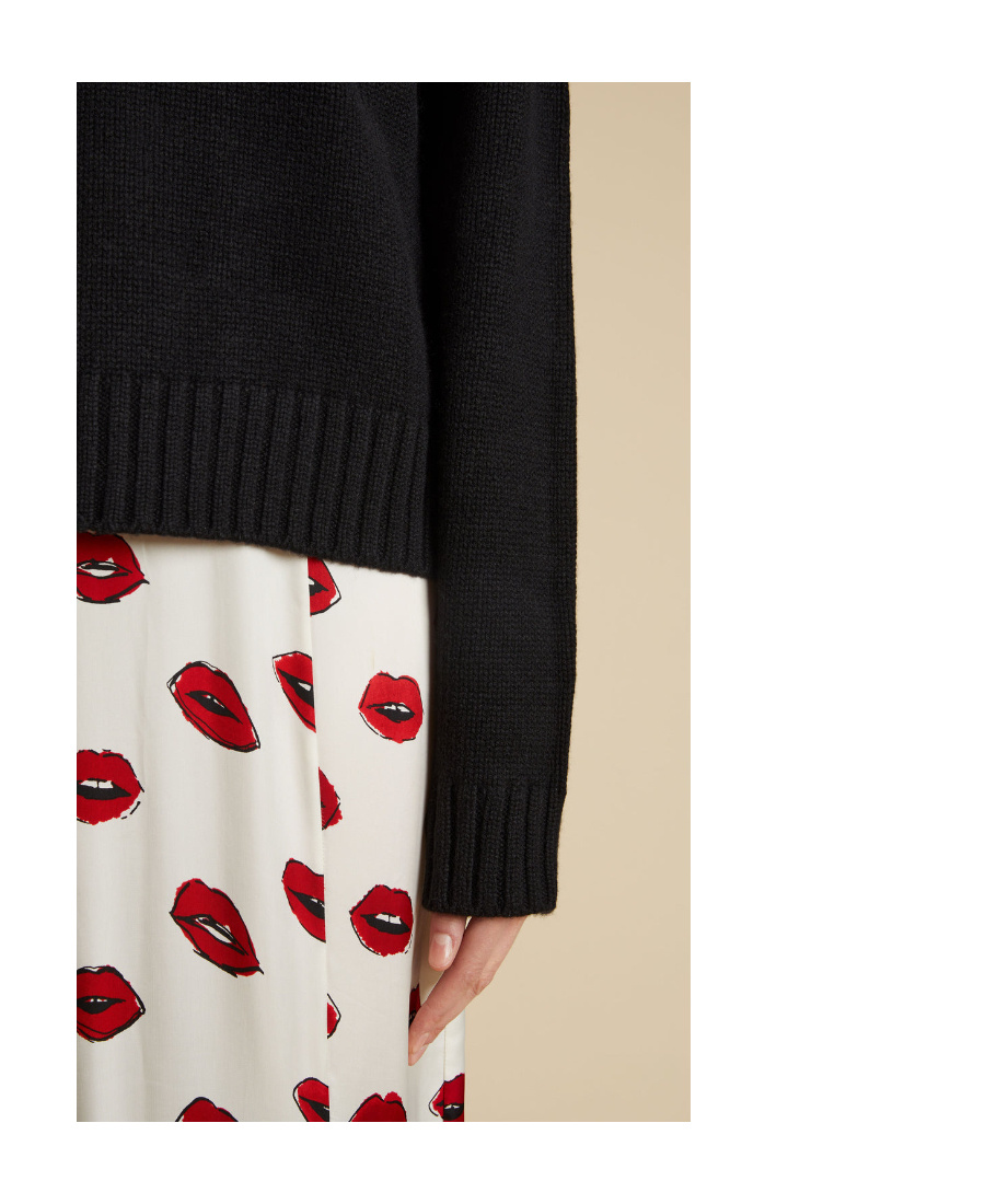 Khaite Mae Sweater In Black