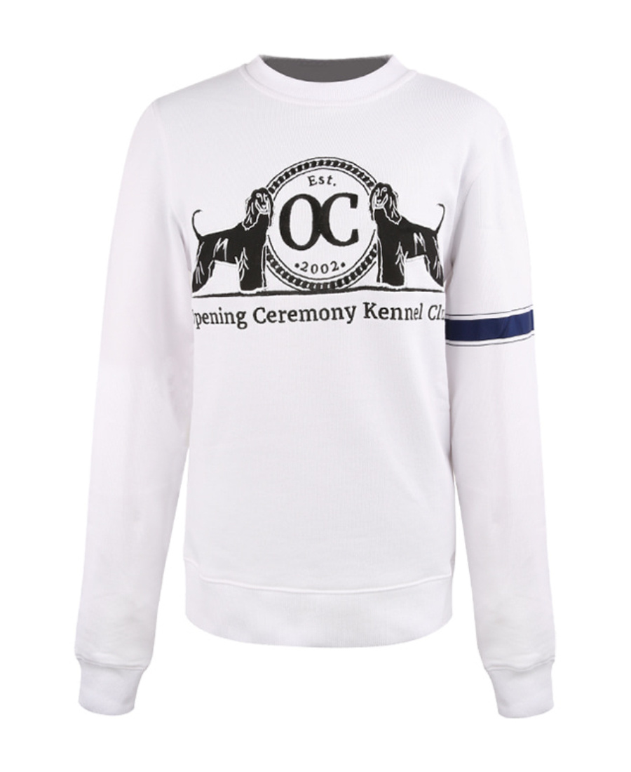 Opening Ceremony Printed Pattern Hoodie In White
