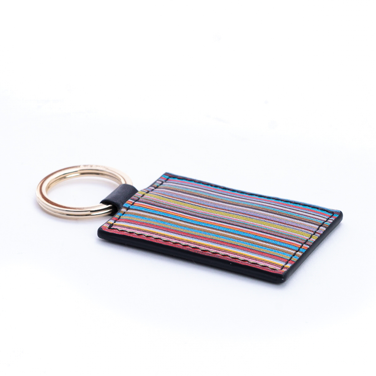 PAUL SMITH STRIPE PRINT KEYRING