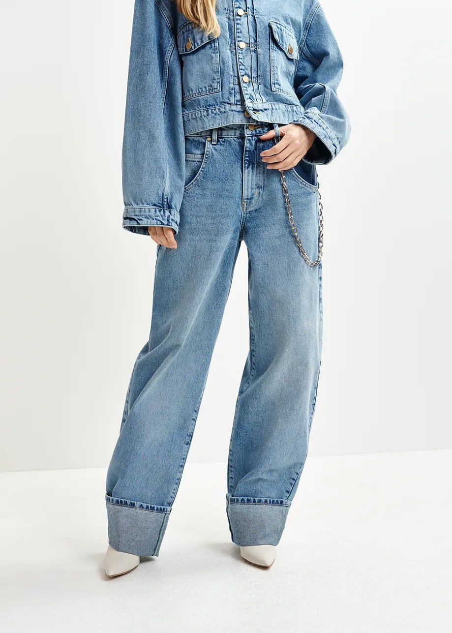 Essentiel Antwerp Huge Jeans In Blue