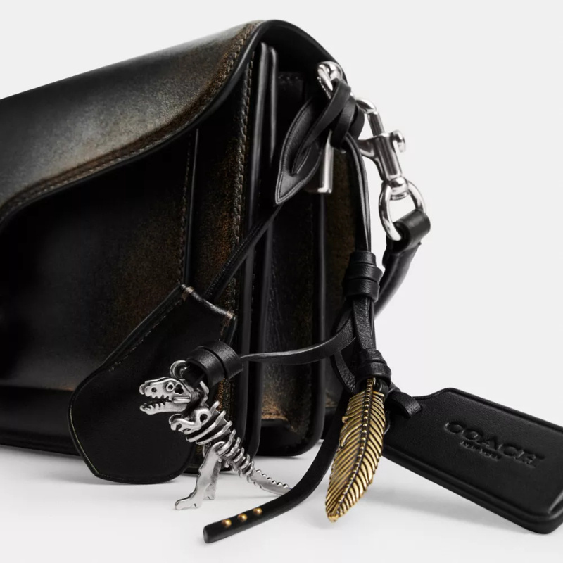 Coach Tabby Shoulder Bag 26 In Loved Leather In Multi