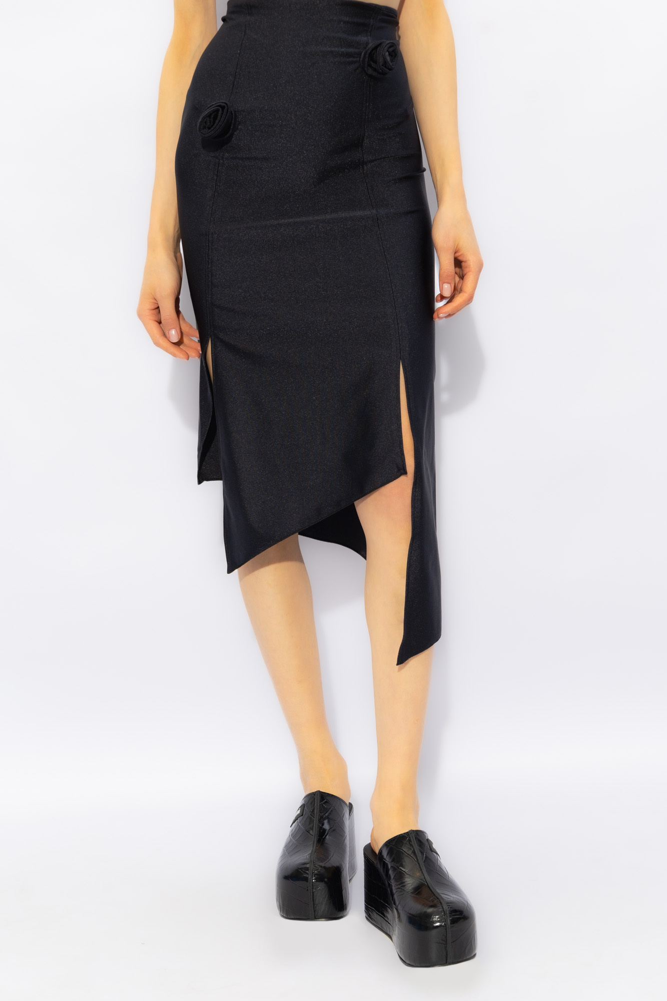 Coperni Elastic Waist Skirt In Black