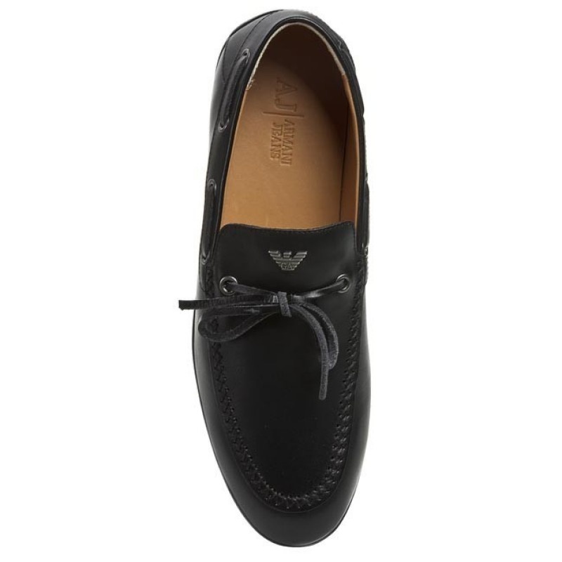 ARMANI JEANS LOGO DETAILS BUSINESS CASUAL SHOES