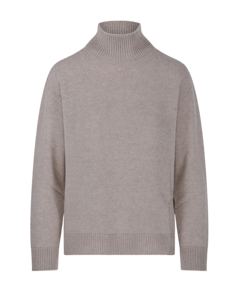 Max Mara Long-sleeved Sweater In Nude