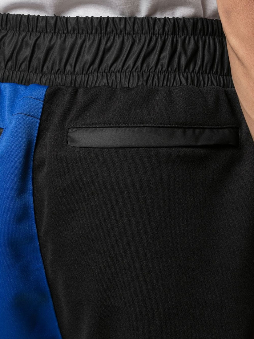 Daniel Patrick Stitching Leisure Sports Shorts In Black