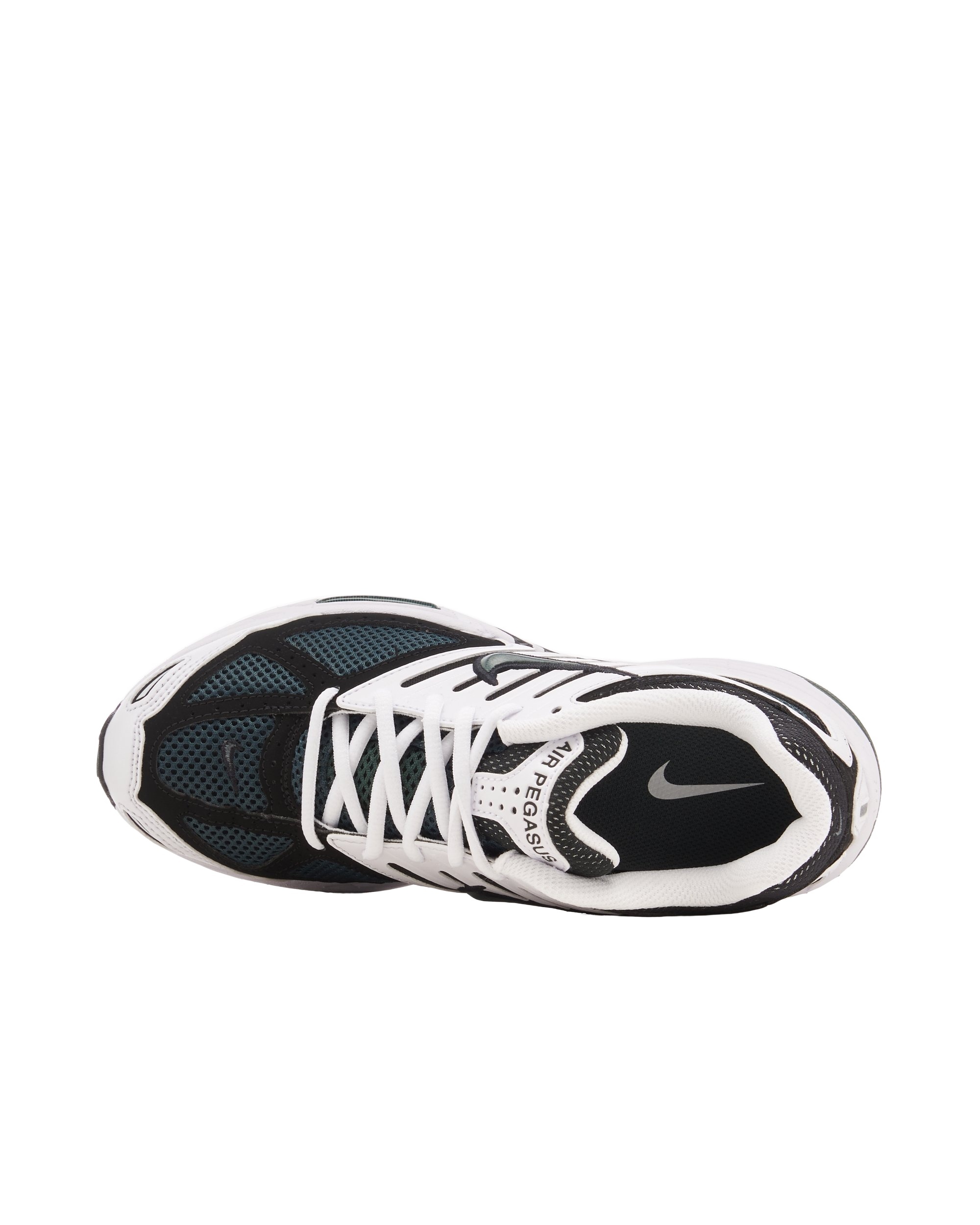 Nike Mesh Upper Sneakers Leather Overlays In White