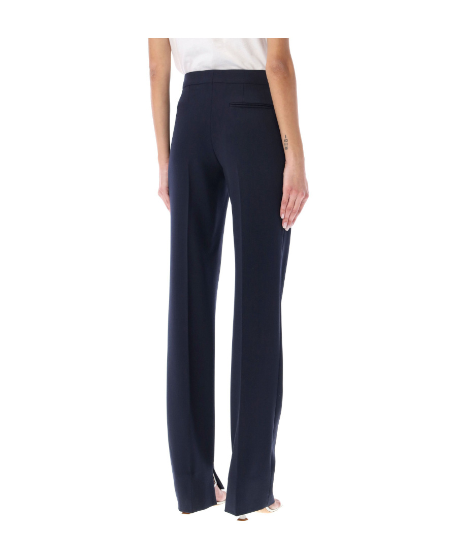 Stella Mccartney Split Cuff Straight-leg Pants In Black