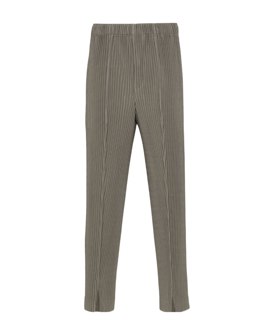 ISSEY MIYAKE PLEATED TAPERED TROUSERS