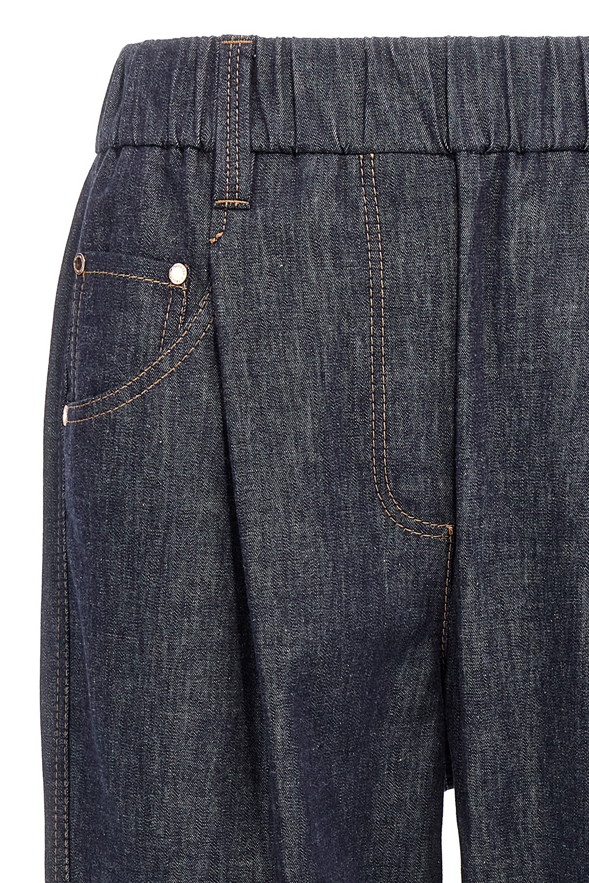 Brunello Cucinelli Belt-loop Jeans In Black