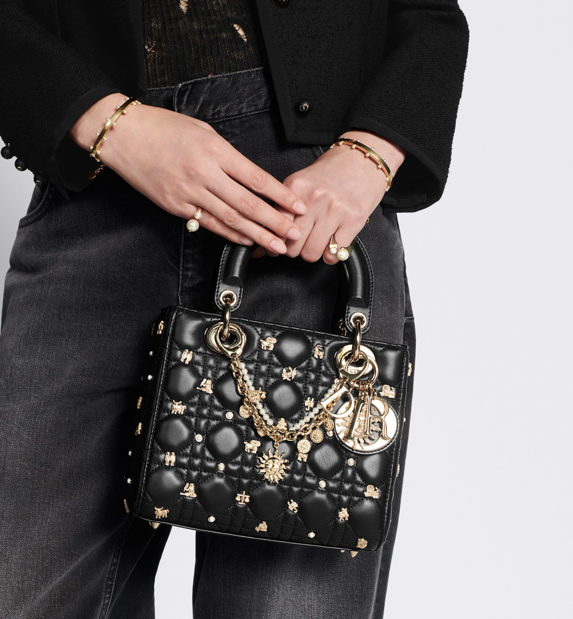 Dior Toile De Jouy Soleil Handbag Accessories In Nude