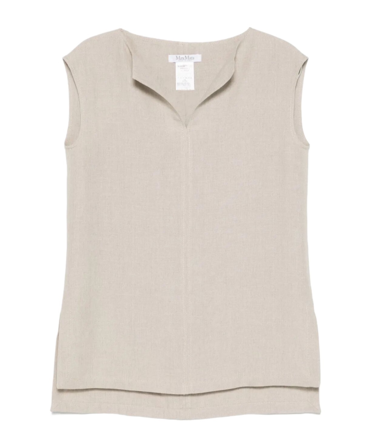 Max Mara Maxmara Colimbo Top Beige In Nude