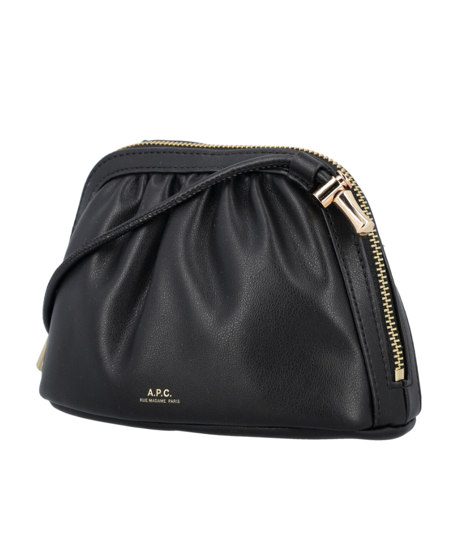 Apc A. P.c. Ninon Drawstring Bag One Size Black In Black
