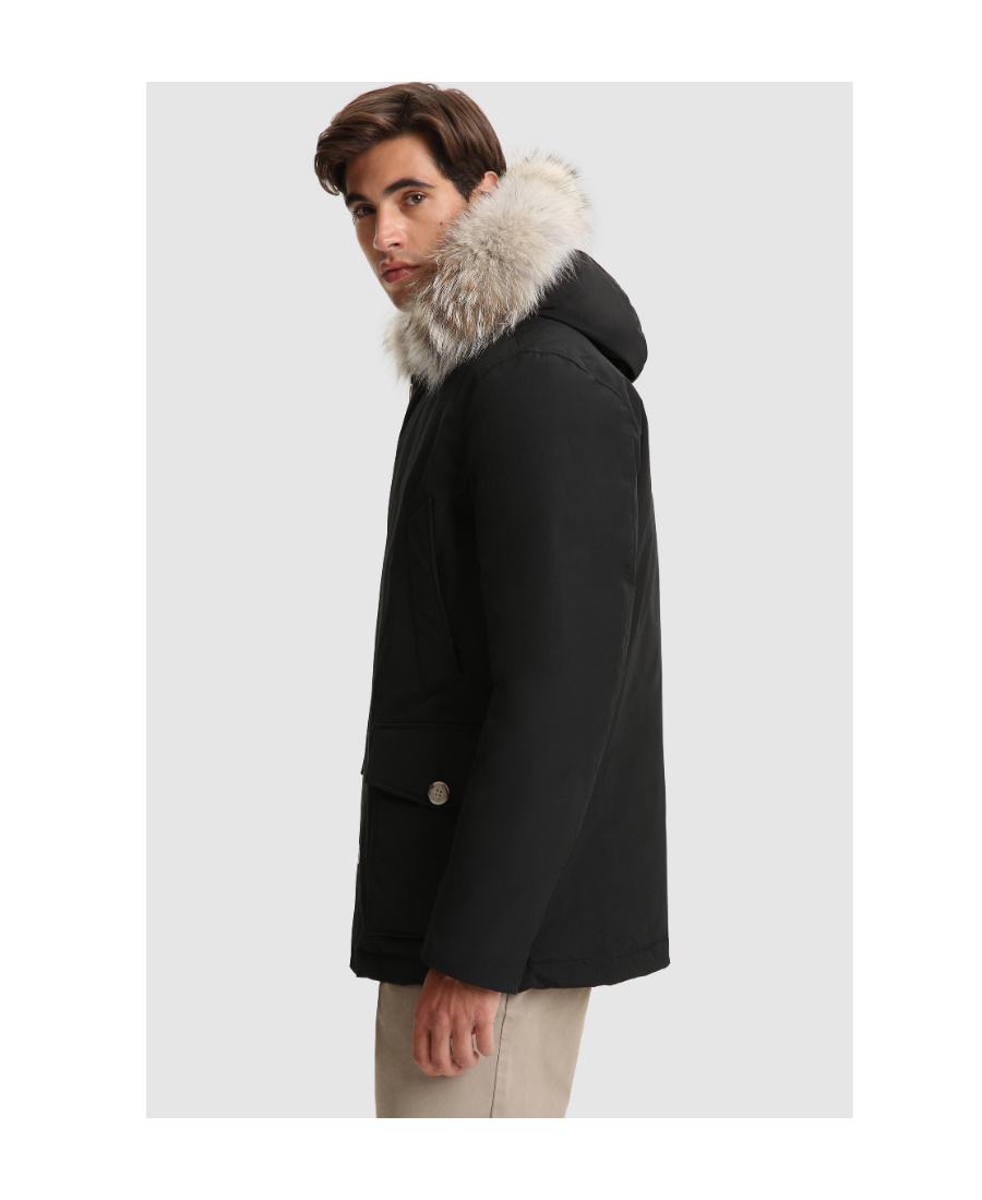 Woolrich Arctic Anorak Down Jacket In Black
