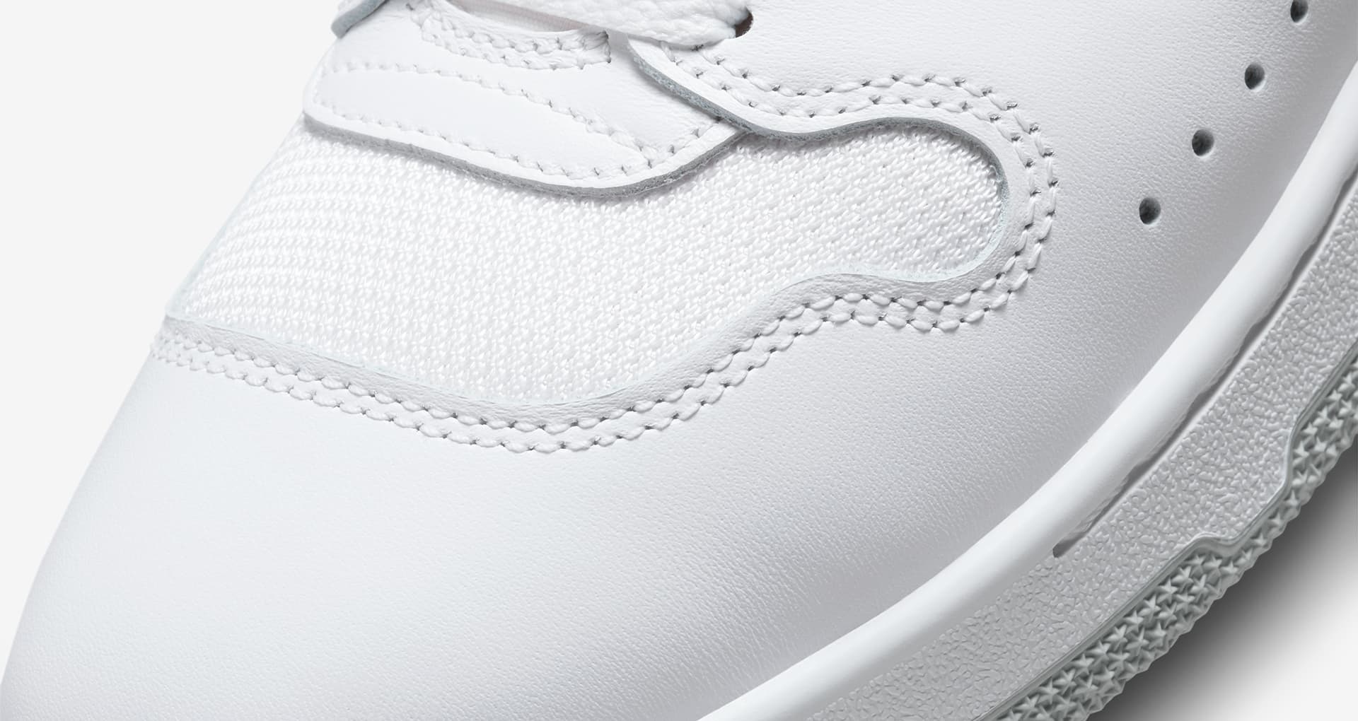 Nike Mac Attack Leather And Mesh Sneakers In White