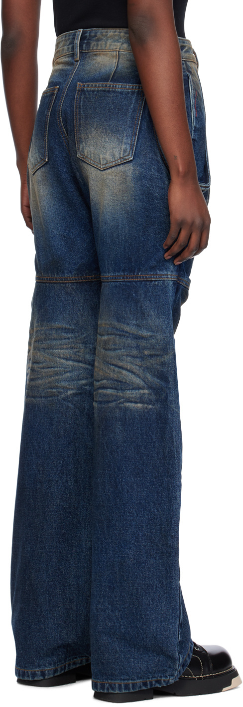 We11 Done Wire Mid-rise Wide-leg Jeans