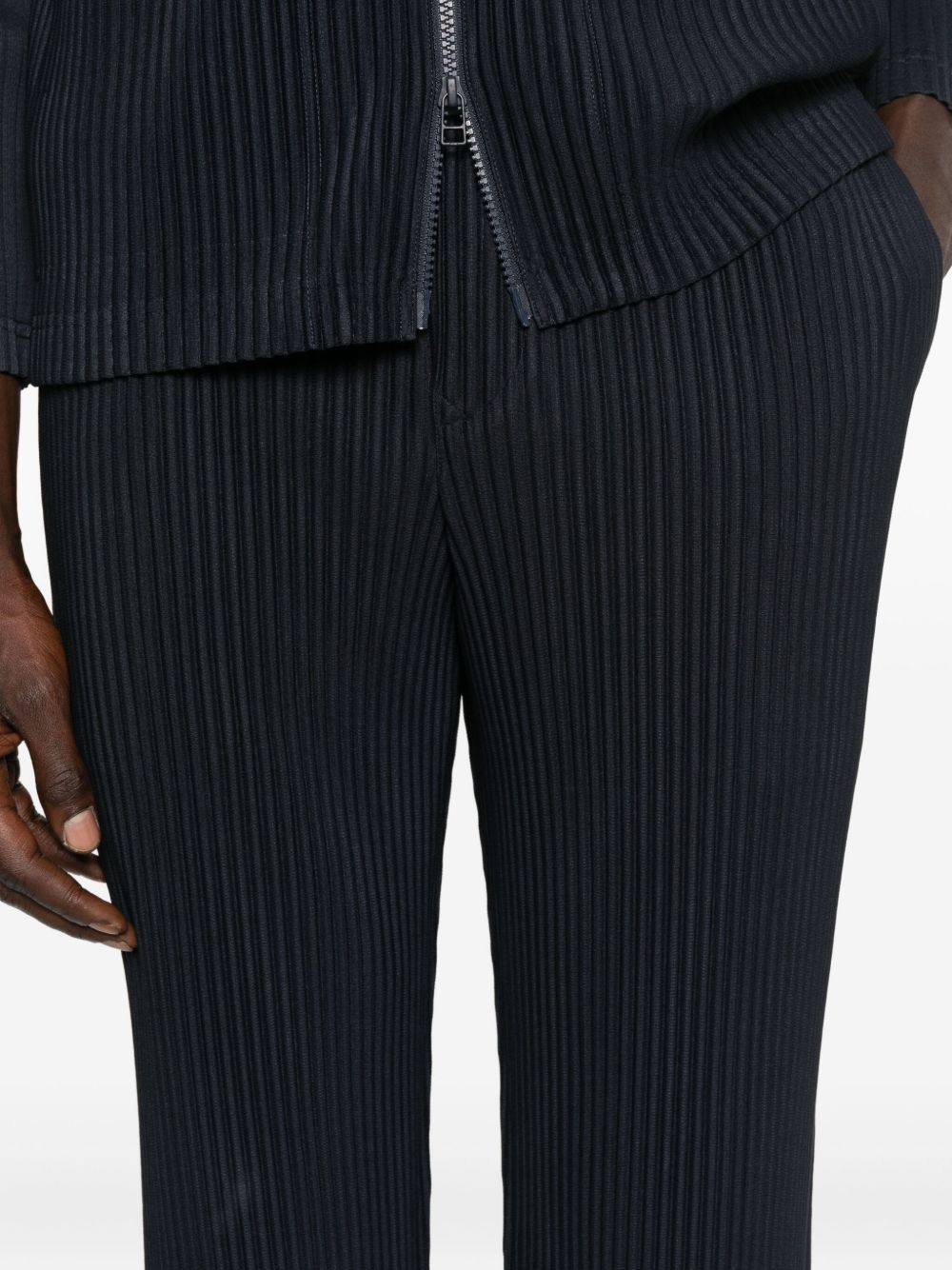 Issey Miyake Homme Plissé  Basics Trousers Clothing In Black