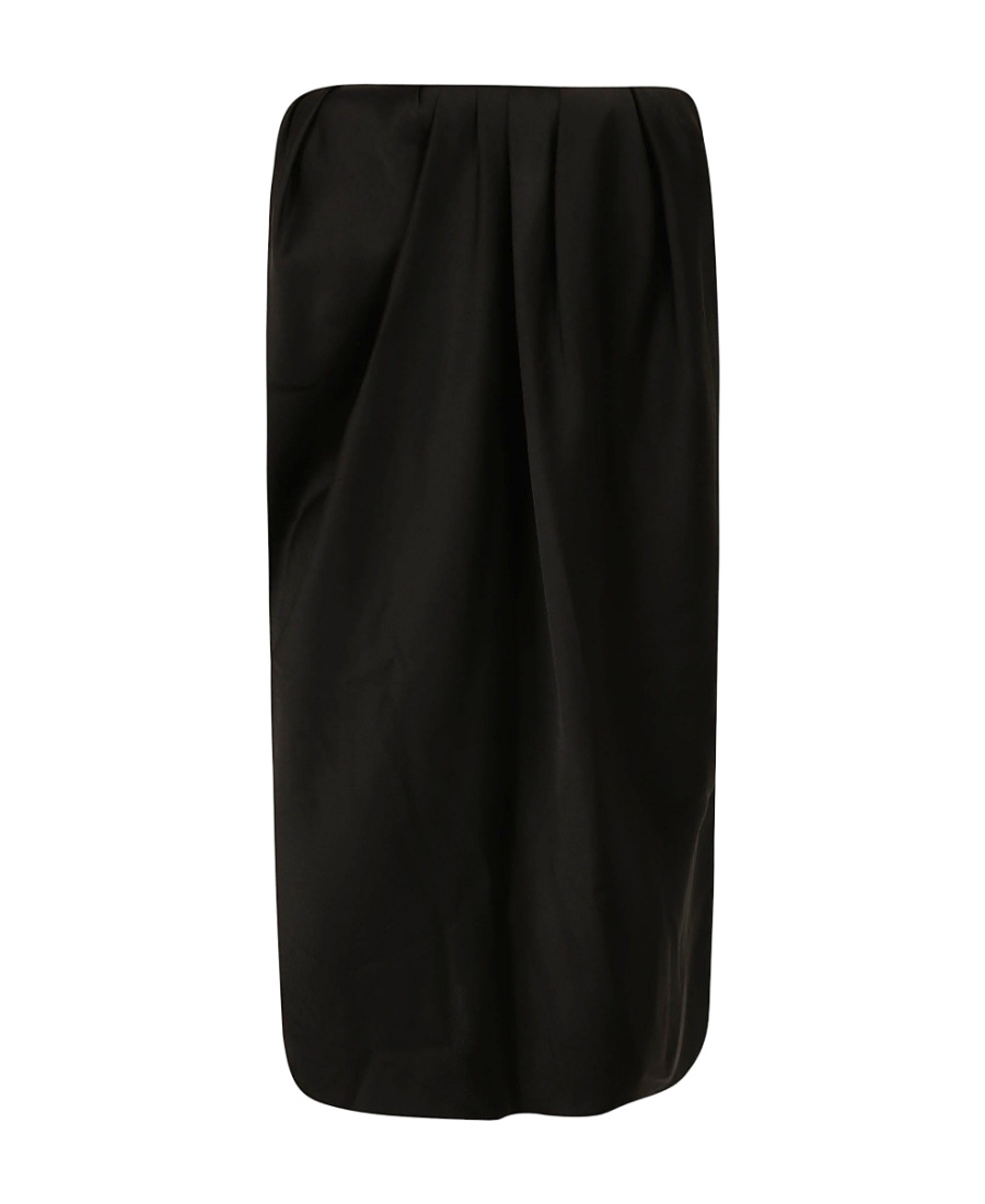 Saint Laurent Strapless Mini Dress In Black