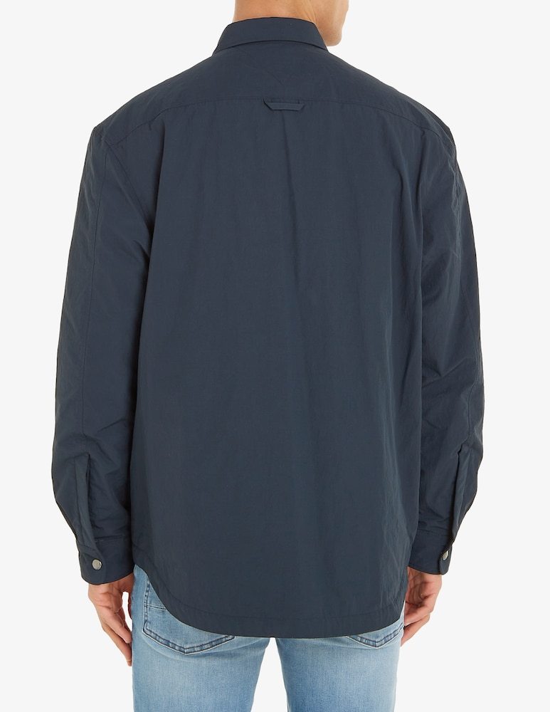 Shop Tommy Hilfiger Long-sleeved Casual Jacket In Black