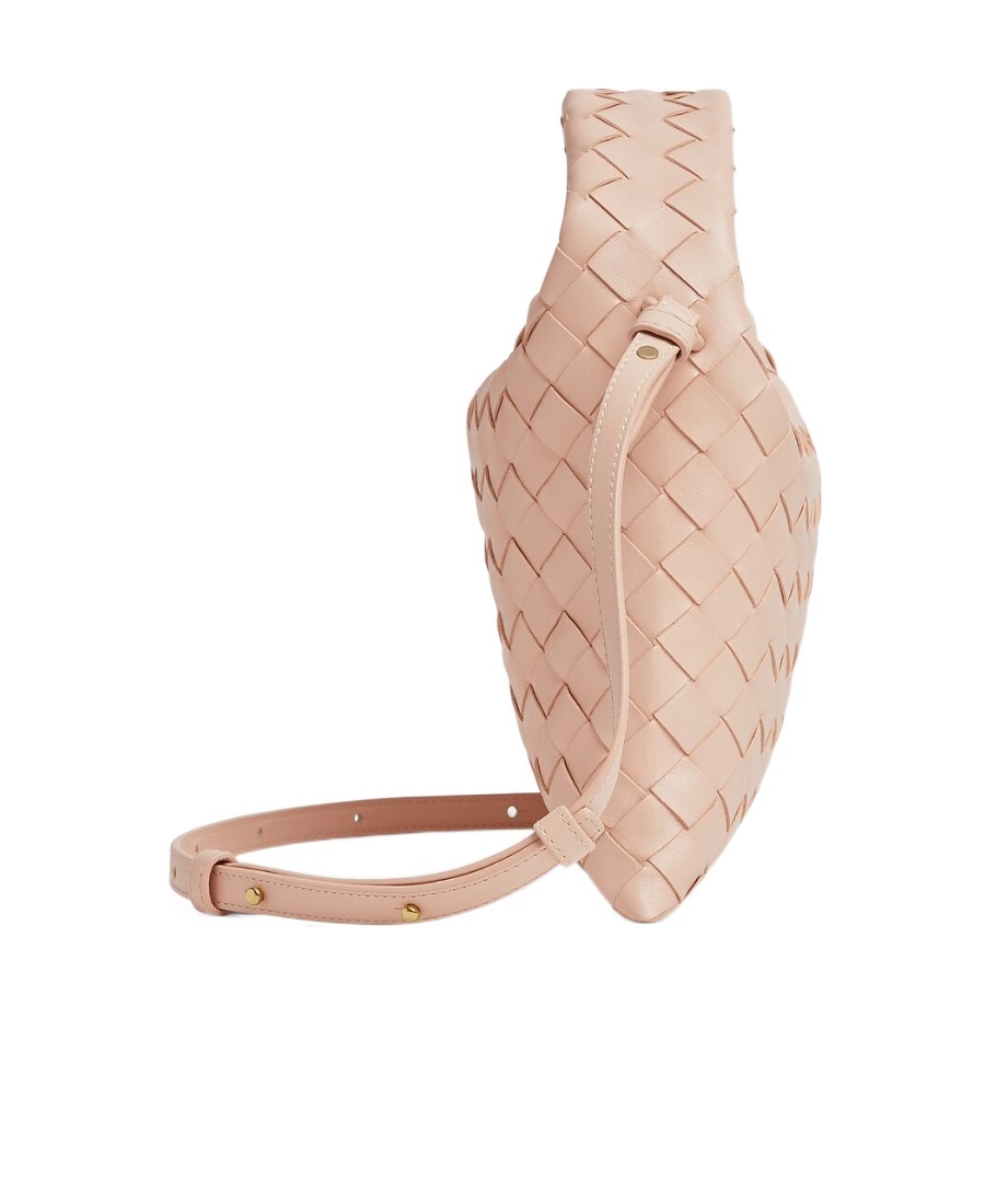 Bottega Veneta Mini Hop Handbag In Nude