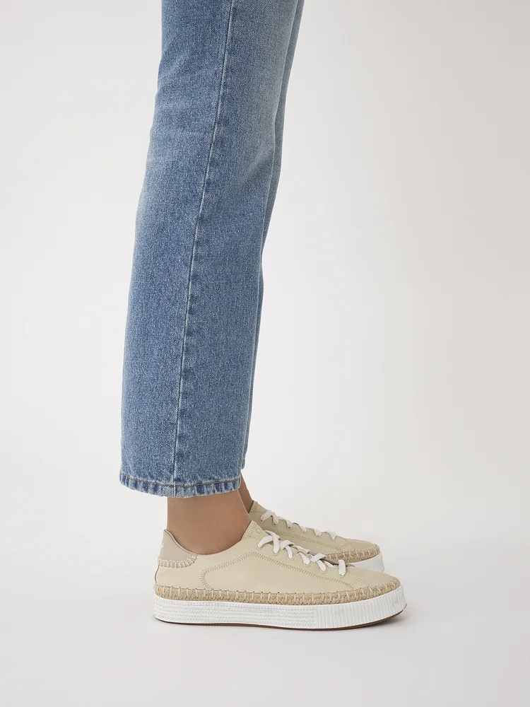 Shop Chloé Telma Low-top Sneakers In Nude