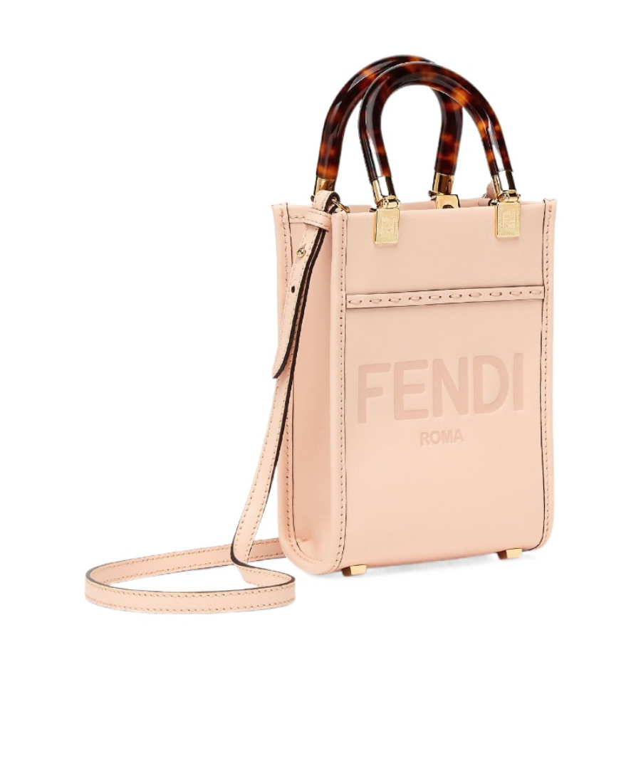 Fendi Mini Sunshine Tote Bag In Pink