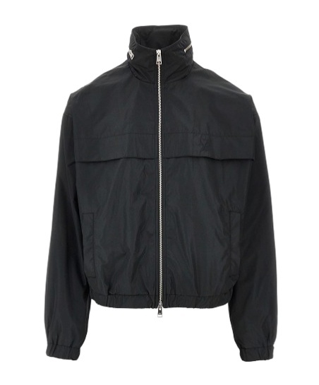 Ami Alexandre Mattiussi Technical Fabric Blouson Jacket In Black