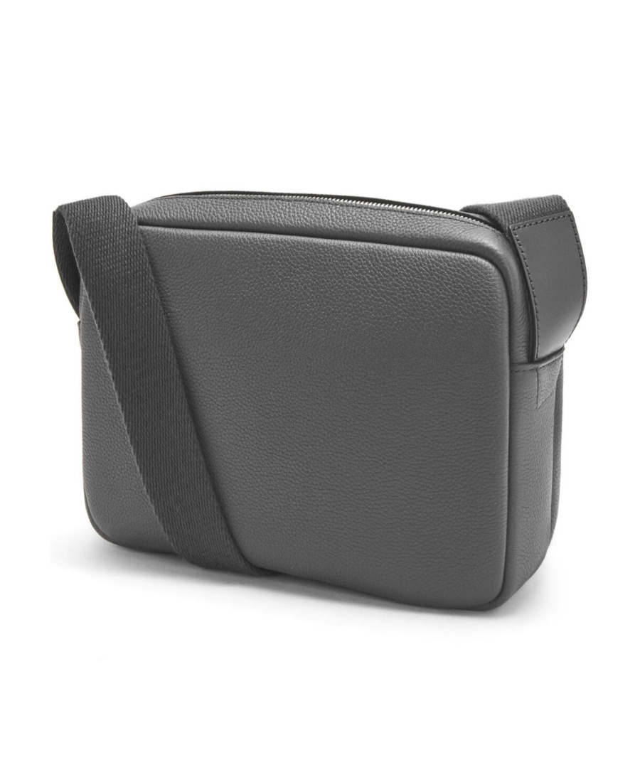 Loewe Mini Puzzle Leather Shoulder Bag In Black