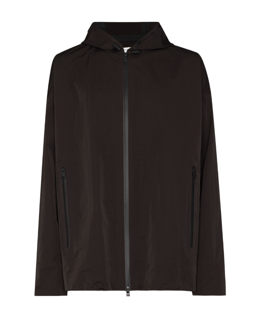Bottega Veneta Zip-front Windbreaker Jacket In Black