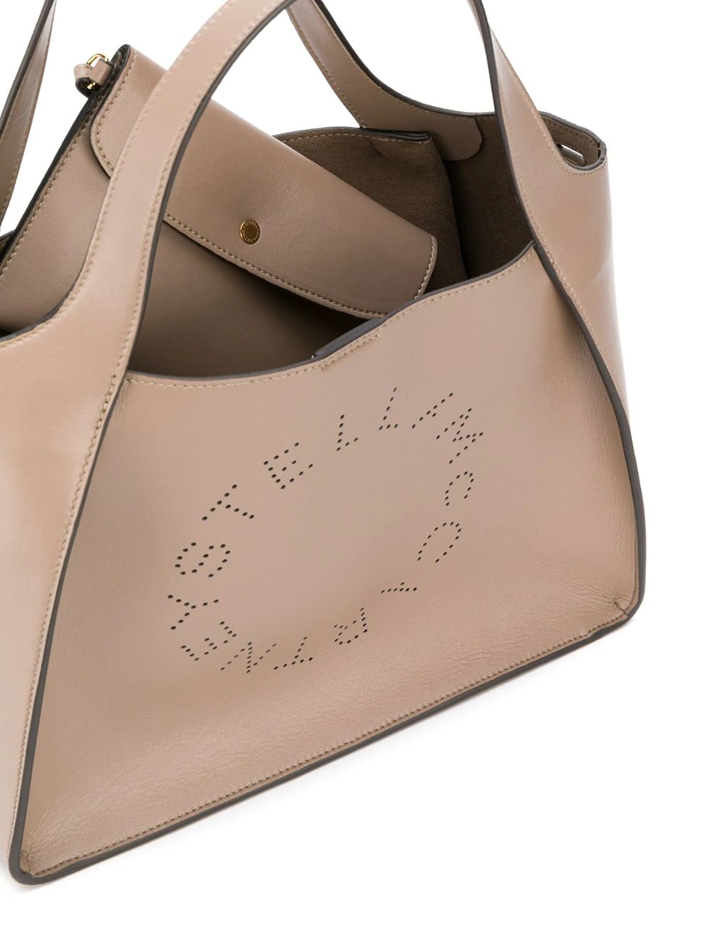 Stella Mccartney Bolso Shopping In Nude