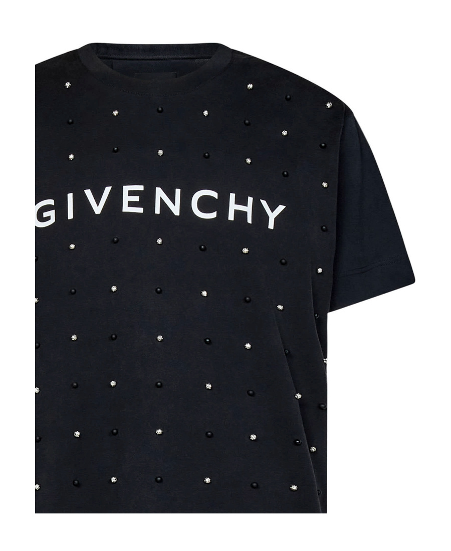 Givenchy Short-sleeved T-shirt With Round Neck In Black