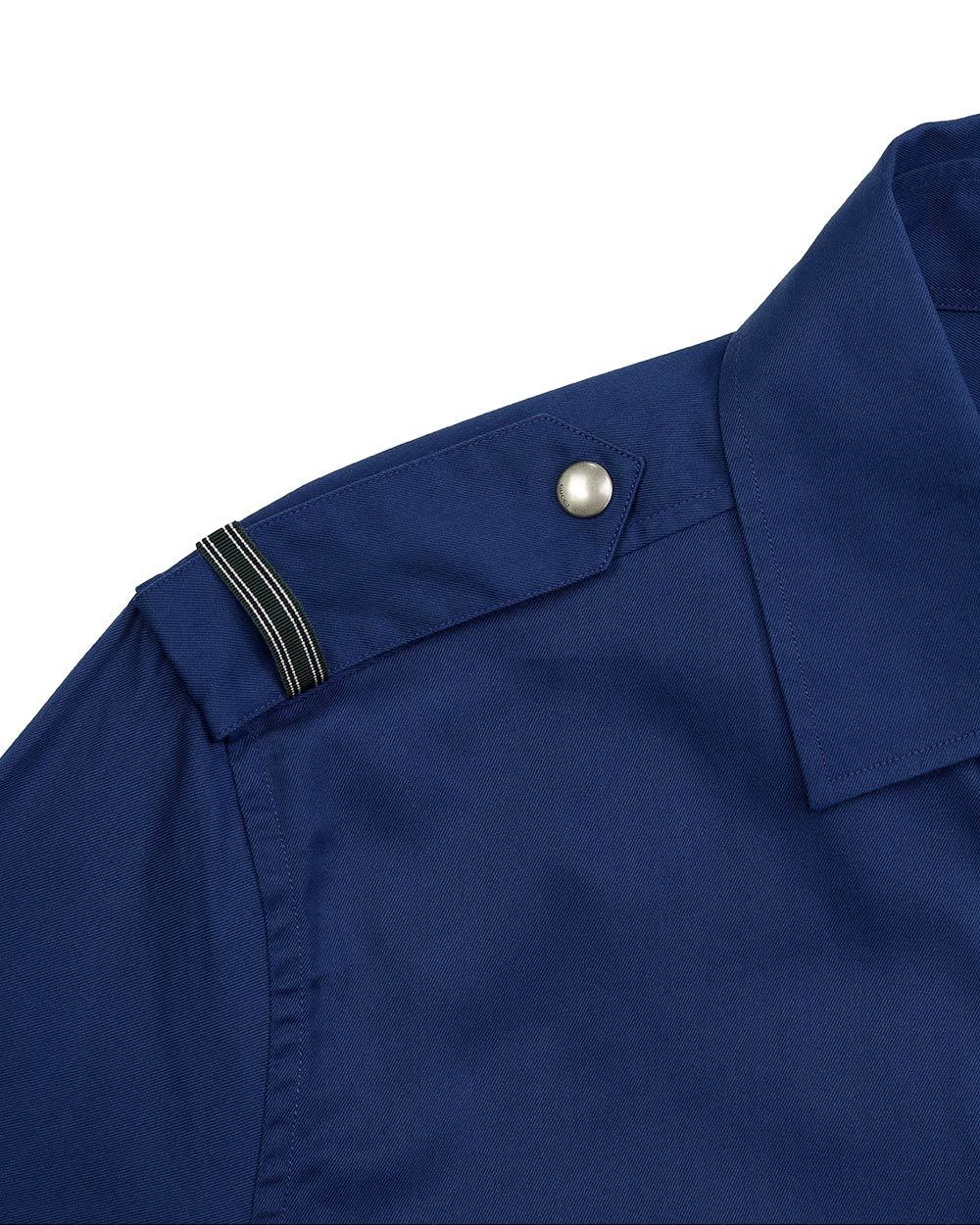 Gucci Button Shirt In Blue