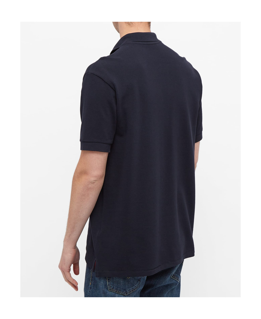 PAUL SMITH ZEBRA-MOTIF POLO SHIRT