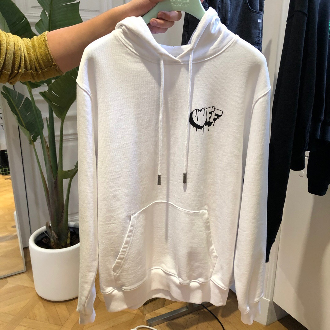 Off-white Logo Printed Sweater In White