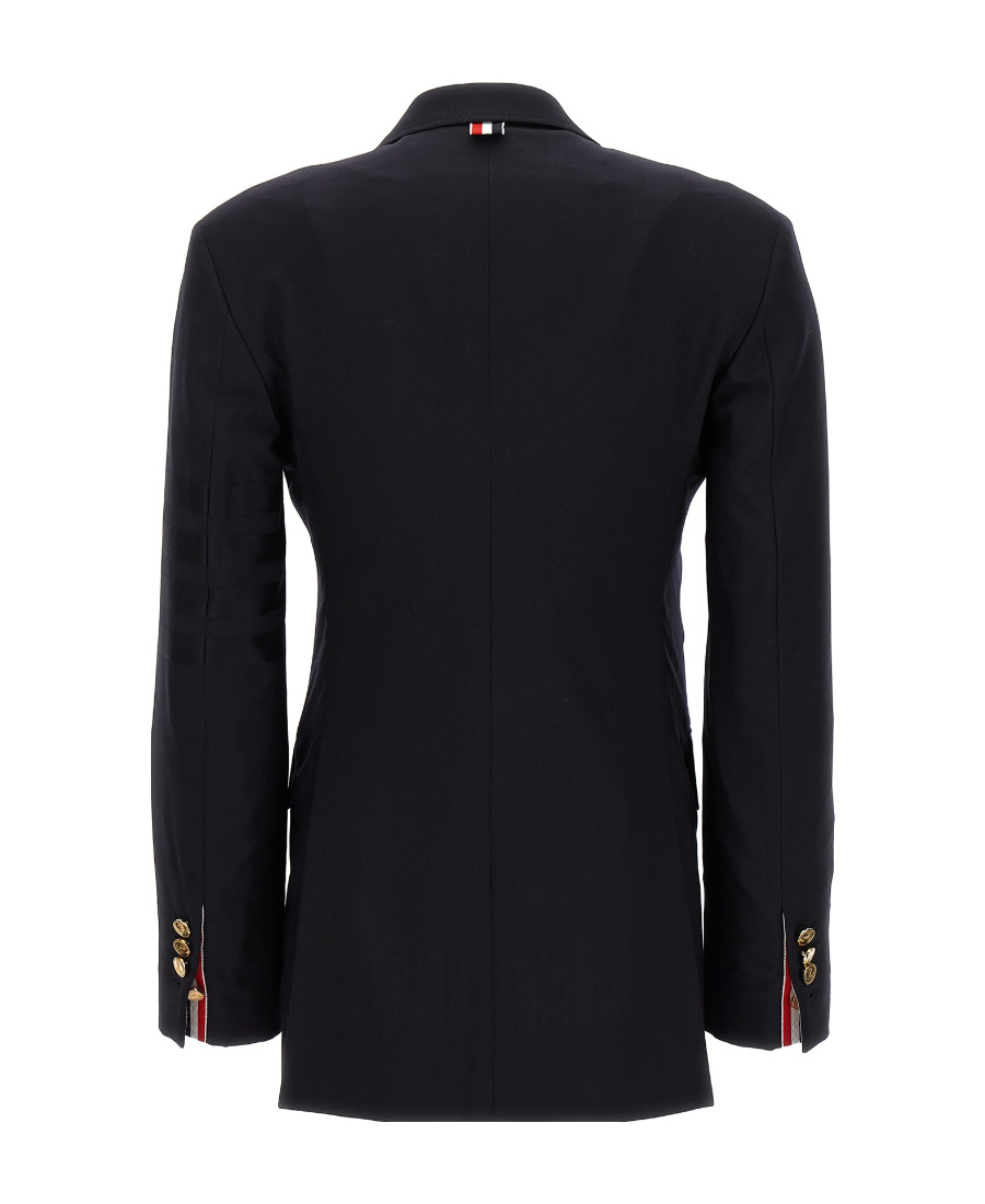 Thom Browne 4-bar Single-breasted Wool Blazer In Black