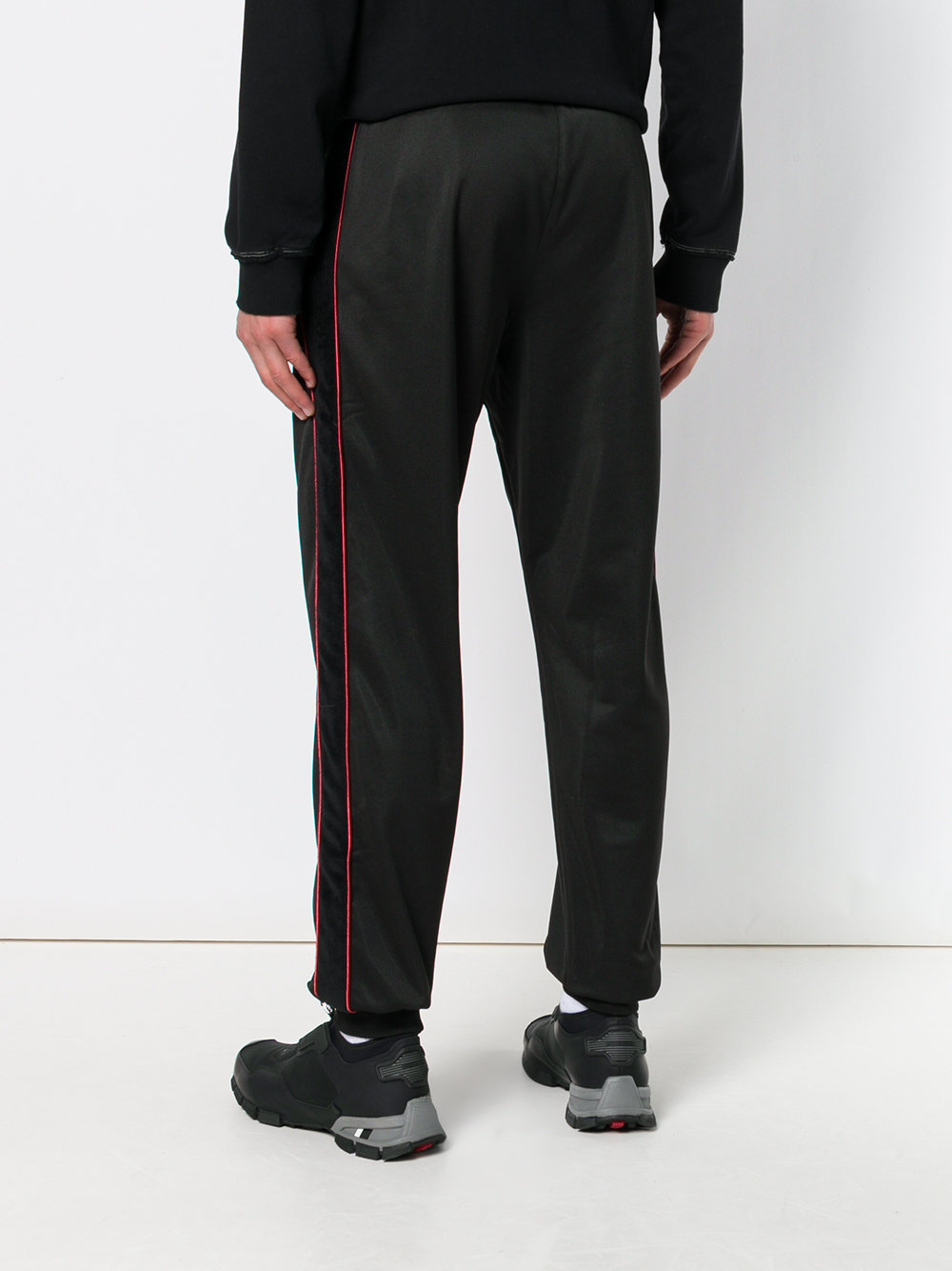 Givenchy Drawstring Track Trousers In Black