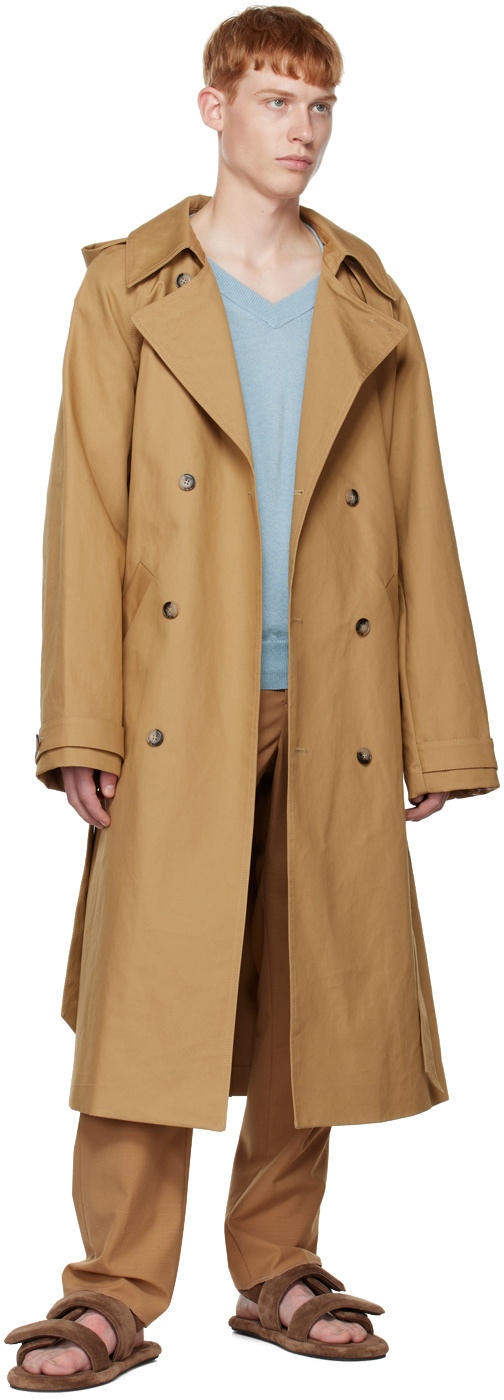 Nanushka Tailored Suit Trousers In Brown