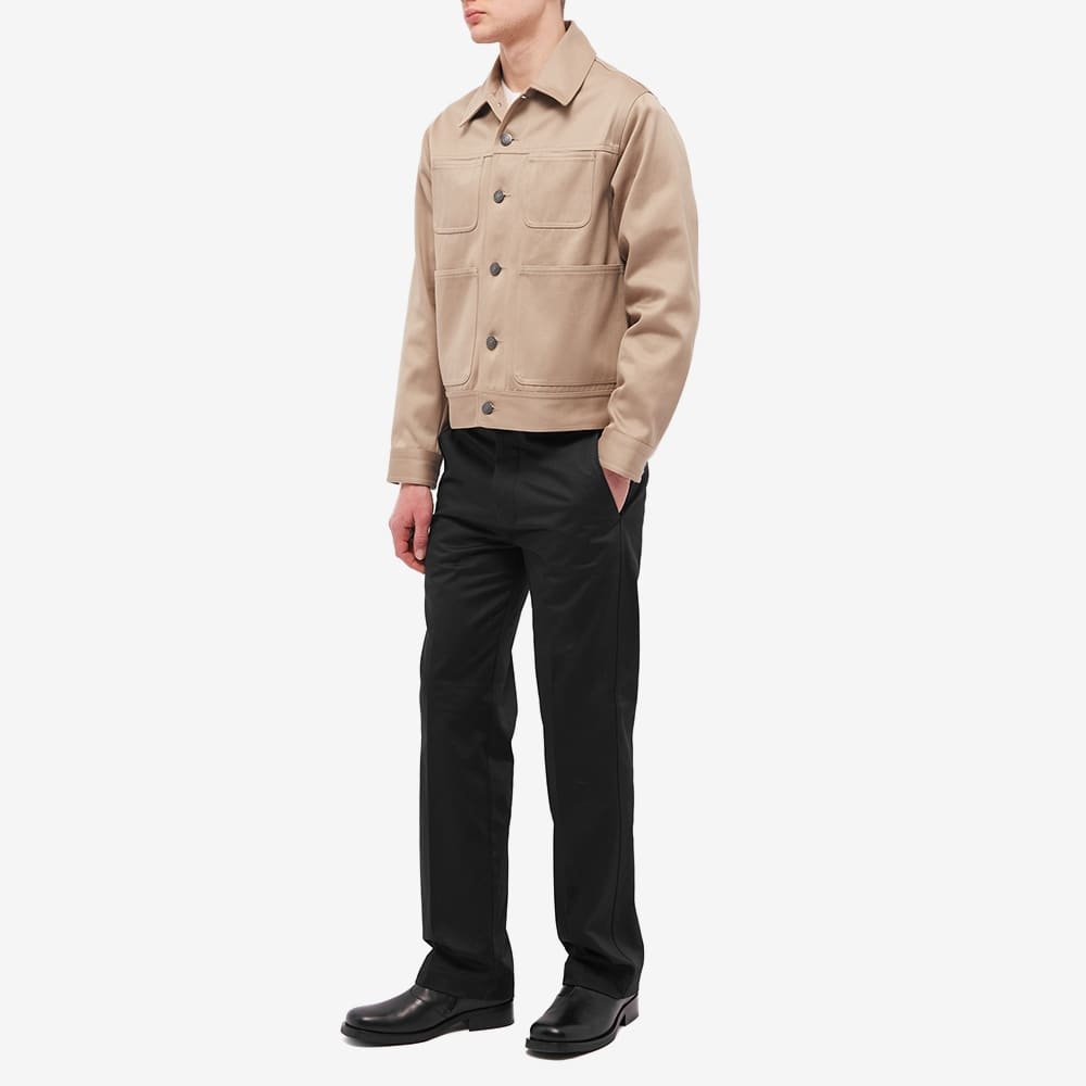 AMI ALEXANDRE MATTIUSSI TAILORED STRAIGHT-LEG TROUSERS 