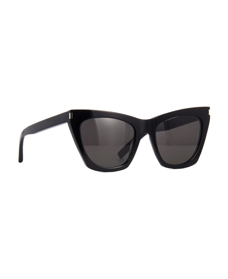 Saint Laurent Eyewear Kate Cat-eye Frame Sunglasses In Black