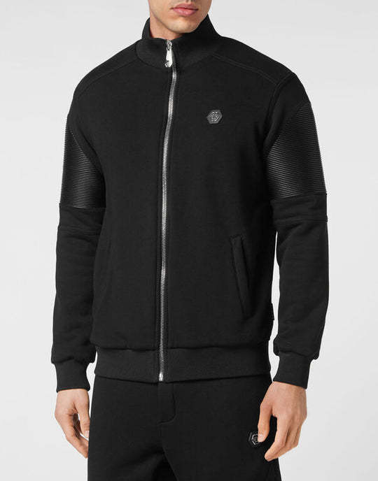 Philipp Plein Long-sleeved Sportswear And Trouser Sets In Black