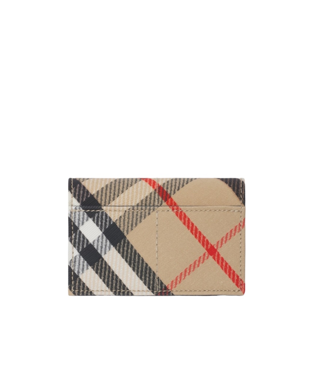 BURBERRY BURBERRY CHECKED FOLDED CARD CASE